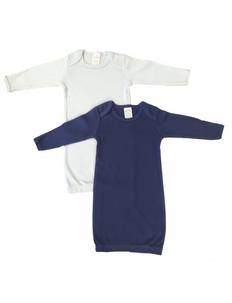 Newborn Baby Boy 2 Piece Gown Set