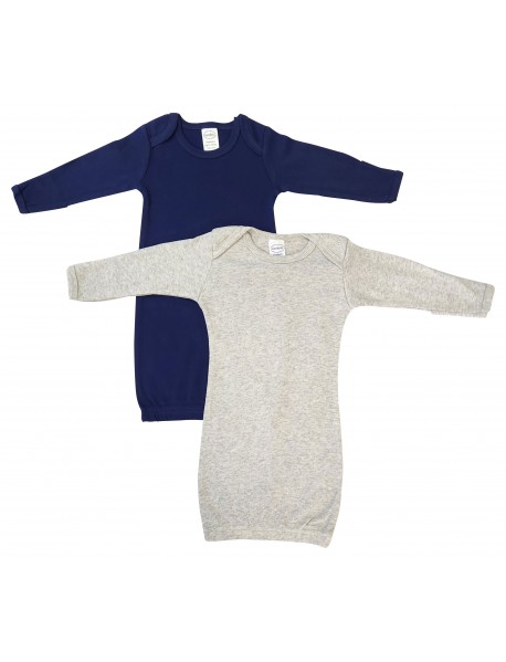 Unisex Newborn Baby 2 Piece Gown Set