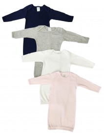 Newborn Baby Girl 4 Piece Gown Set
