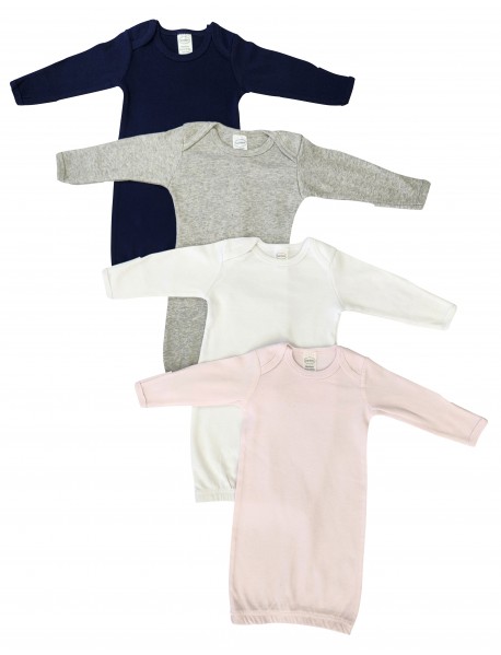Newborn Baby Girl 4 Piece Gown Set