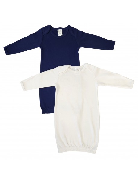 Unisex Newborn Baby 2 Piece Gown Set