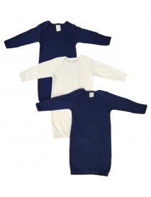 Unisex Newborn Baby 3 Piece Gown Set