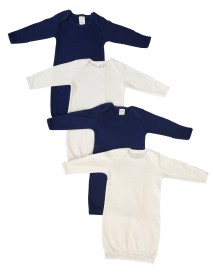 Unisex Newborn Baby 4 Piece Gown Set