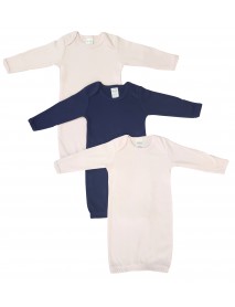 Newborn Baby Girl 3 Piece Gown Set