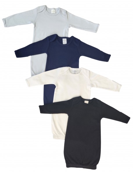 Newborn Baby Boy 4 Piece Gown Set