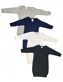 Unisex Newborn Baby 4 Piece Gown Set