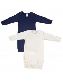 Unisex Newborn Baby 2 Piece Gown Set
