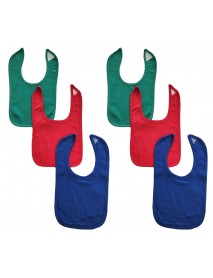 6 Baby Bibs