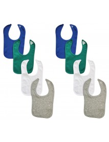 8 Baby Bibs