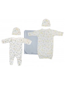 Boy Newborn Baby 5 Pc Layette Sets
