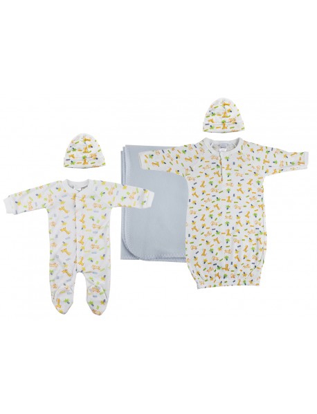 Boy Newborn Baby 5 Pc Layette Sets