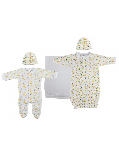 Unisex Newborn Baby 5 Pc Layette Sets