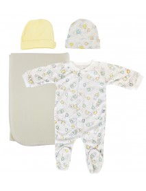 Unisex Newborn Baby 5 Pc Layette Sets
