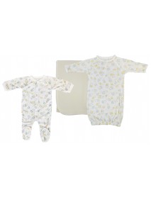 Unisex Newborn Baby 3 Pc Layette Sets