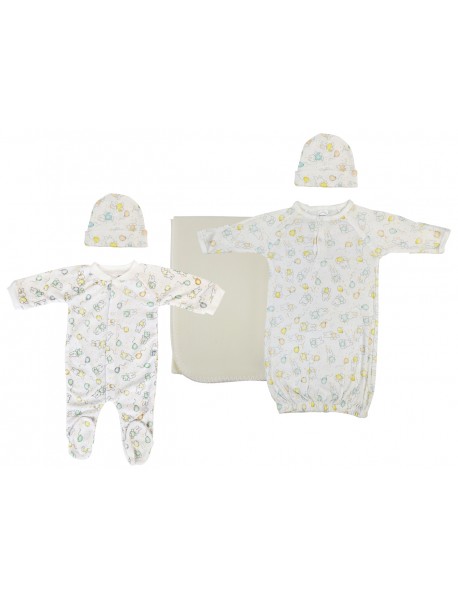 Unisex Newborn Baby 5 Pc Layette Sets