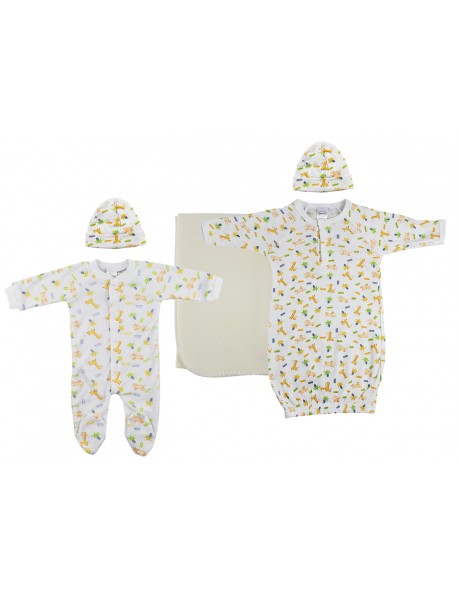 Unisex Newborn Baby 5 Pc Layette Sets