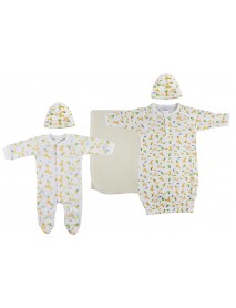 Unisex Newborn Baby 5 Pc Layette Sets