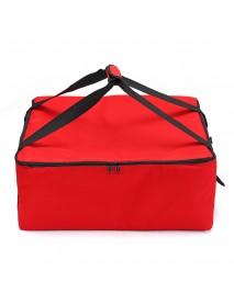 53*48*23cm Insulated Foil Food 16'' Pizza Delivery Bag Heat & Cold Oxford Storage Lunch Bag