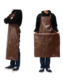 Leather Equipment Apron Waterproof Washable Heat Insulation Kitchen Aprons