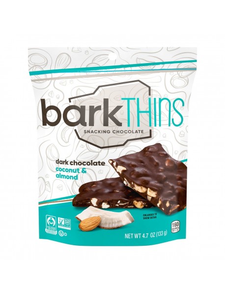 Bark Thins Dark Chocolate, Coconut Almond (12x4.7 OZ)