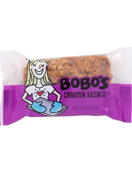 Bobo's Oat Bars All Natural Cinnamon Raisin Oat Bar (12x3 Oz)
