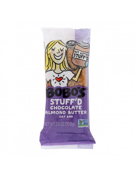 BOBOS STFDBR CHOC ALMBTR ( 12 X 2.5 OZ   )