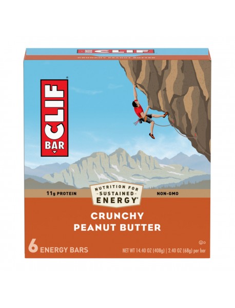 OG3 CLIF CRNCHY PBTR BAR ( 9 X 6 PACK )