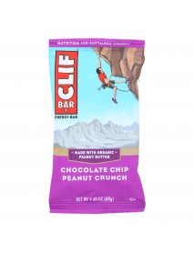 Clif Bar Choc Chip Peanut Crunch Clif Bar Bar (12x2.4 Oz)