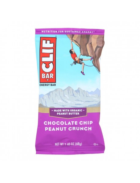 Clif Bar Choc Chip Peanut Crunch Clif Bar Bar (12x2.4 Oz)