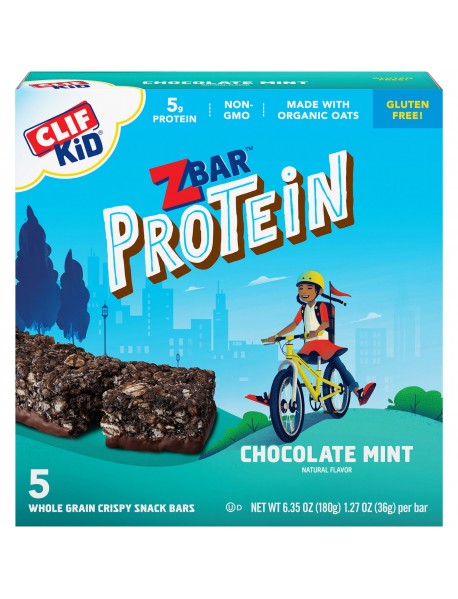 Clif Kid ZBar Protein Chocolate Mint  (6x5 PACK)