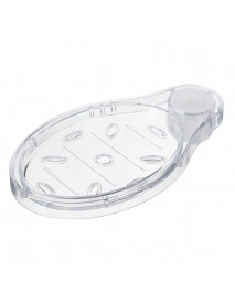 Shower Rail Soap Dishes ABS Plastic Transparent Soap Box Holder Pallet Bath Shower Rod Soap Rack