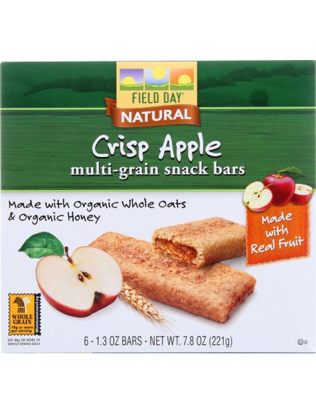Field Day Snk Bar Crisp Apple (6x7.8OZ )