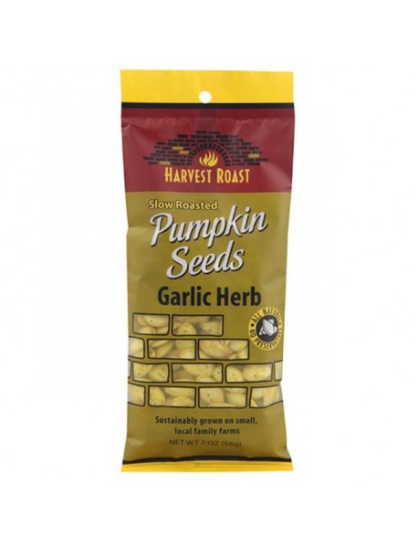 Harvest Roast Pumpkin Seeds Garlic Herb  (12x2 OZ)