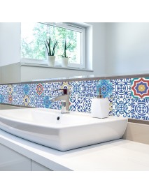 5M PVC Wall Sticker Bathroom Waterproof Self Adhesive Wallpaper Kitchen Mosaic Tile Stickers Decals