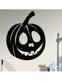 Creative Halloween Pumpkin Innovative Carved Wall Sticker Waterproof  Vinyl Art Decorative Stickers