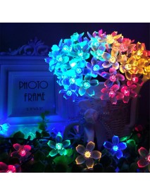 Solar Blossom Flower Fairy String Light 23FT 50LED Home Garden Wedding Decor