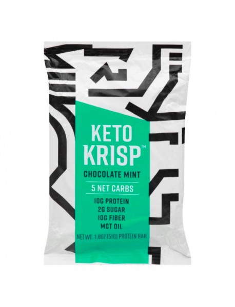 KETO CHOCOLATE MINT BAR  ( 12 X 1.8 OZ   )