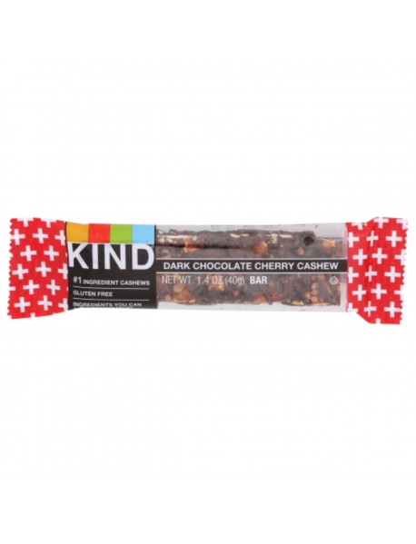 Kind Dark Chocolate Cherry Cashew + Antioxidants Bar (12x1.4 Oz)