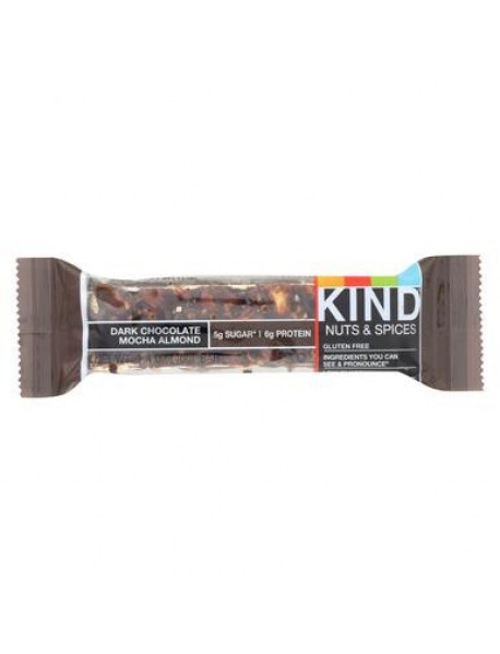 Kind Nuts & Spices Dark Chocolate Mocha Almond Bar  (12x1.4 OZ)