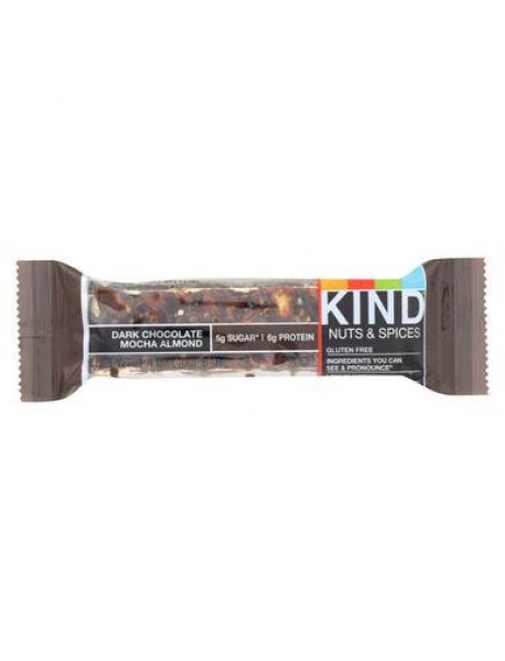 Kind Nuts & Spices Dark Chocolate Mocha Almond Bar  (12x1.4 OZ)
