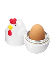 Home Chicken Shaped Microwave 1 Egg Boiler Steamer Cooker Kitchen Cooking Gadget Appliance