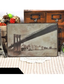 1pc 20 x 30 CM Vintage Cool Wall Decor Metal Paintings Retro Bars Cafe Home Decoration Wall Sticker