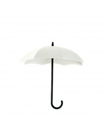 1PC Umbrella Shaped Creative Wall Strong Hook Key Hair Pin Holder Colorful Organizer Decor