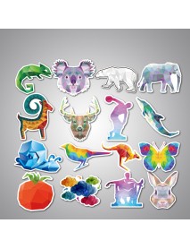 35Pcs Animal Car Stickers Mixed Funny Cartoon For Luggage Laptop Computers Bicycles Decor