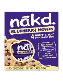 NAKD BLUBRY MUF BAR 4PK ( 12 X 4.93 OZ   )