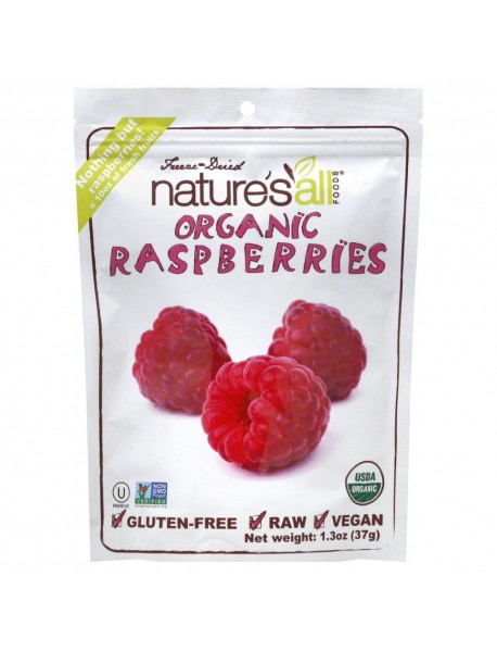 Nature's All Foods Frz Drd Raspberry (12x1.3OZ )