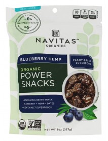 Navitas Naturals Blueberry Hemp Power Snack  (12x8 OZ)