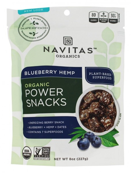 Navitas Naturals Blueberry Hemp Power Snack  (12x8 OZ)