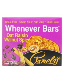 Pamela's Oat Raisin Walnut Spice Bars (6x5 CT)