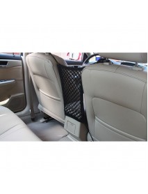 Dog Barrier with Storage Net for Back Seat Stretchable Seat Pet Barrier Car Pet Isolation Network